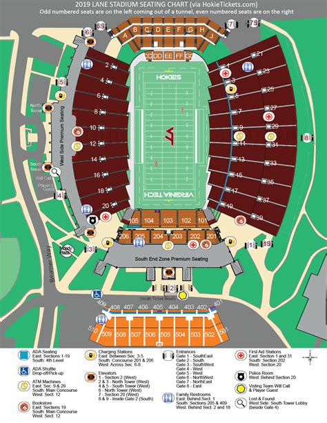 Lane stadium seating map - Lane stadium seating chart with rows and seat numbers Morgan wallen Field seating ford chart lions detroit stadium football nfl map smu stadiums tickets det sunday pm source nflfootballstadi.